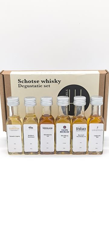 Schotse whisky degustatieset 6x2cl
