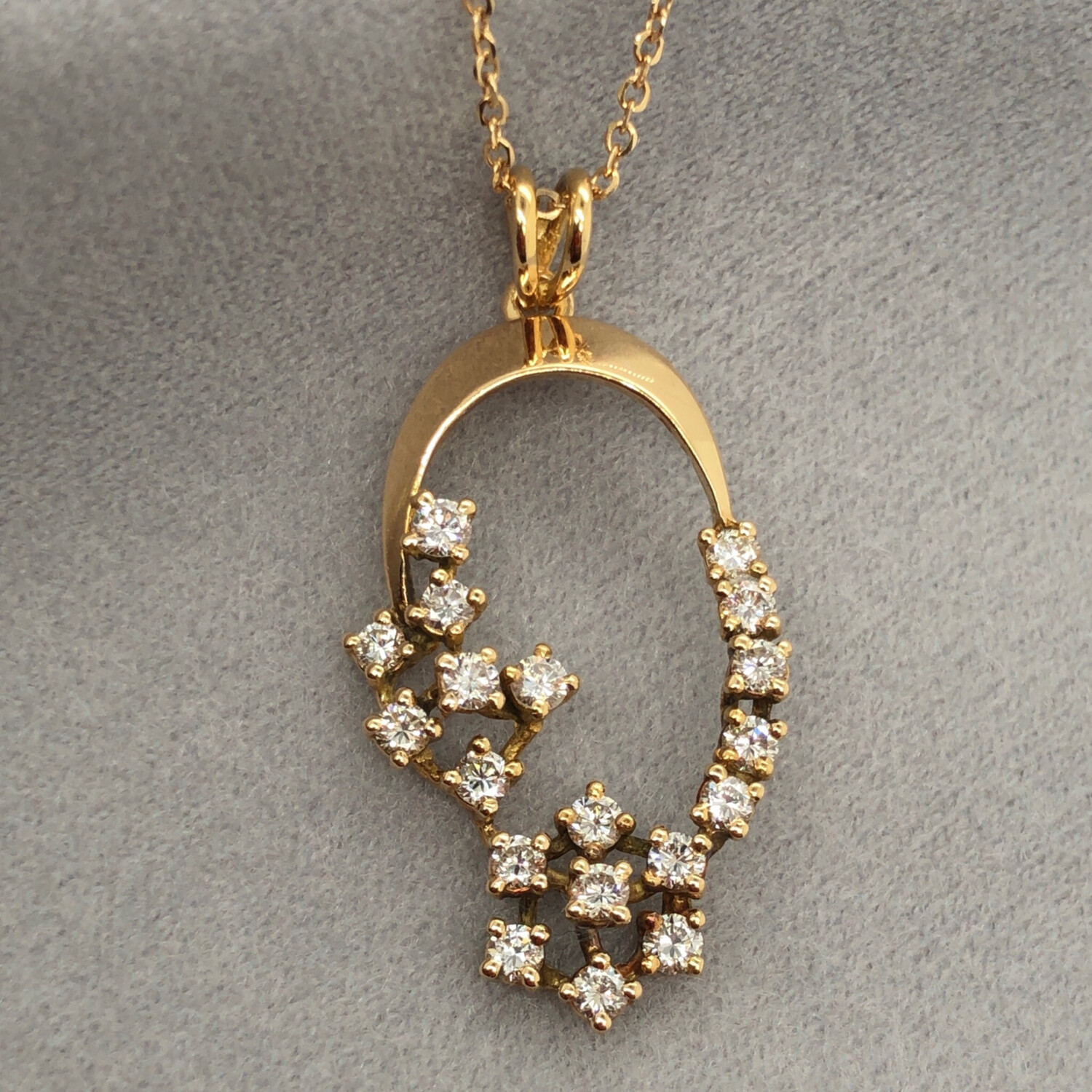 Ketting &amp; Hanger 0.50CT