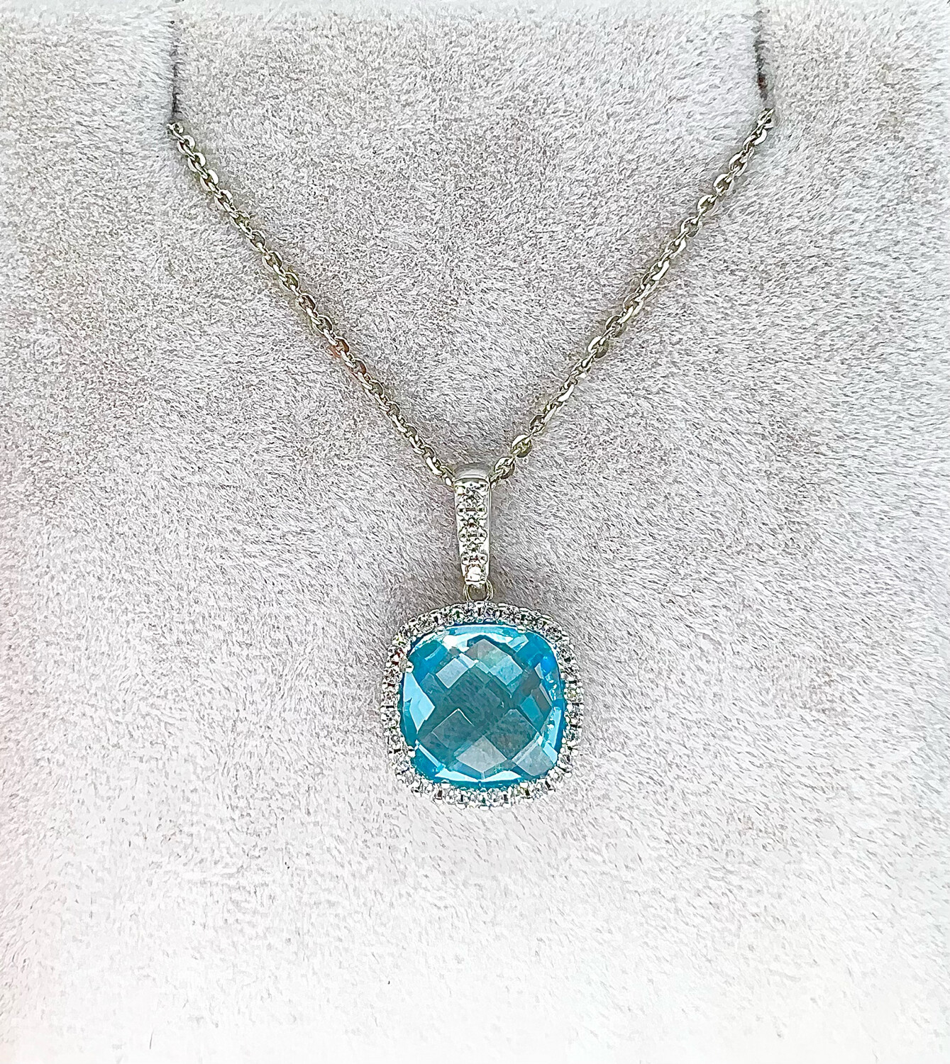 Ketting Blauwe Topaas