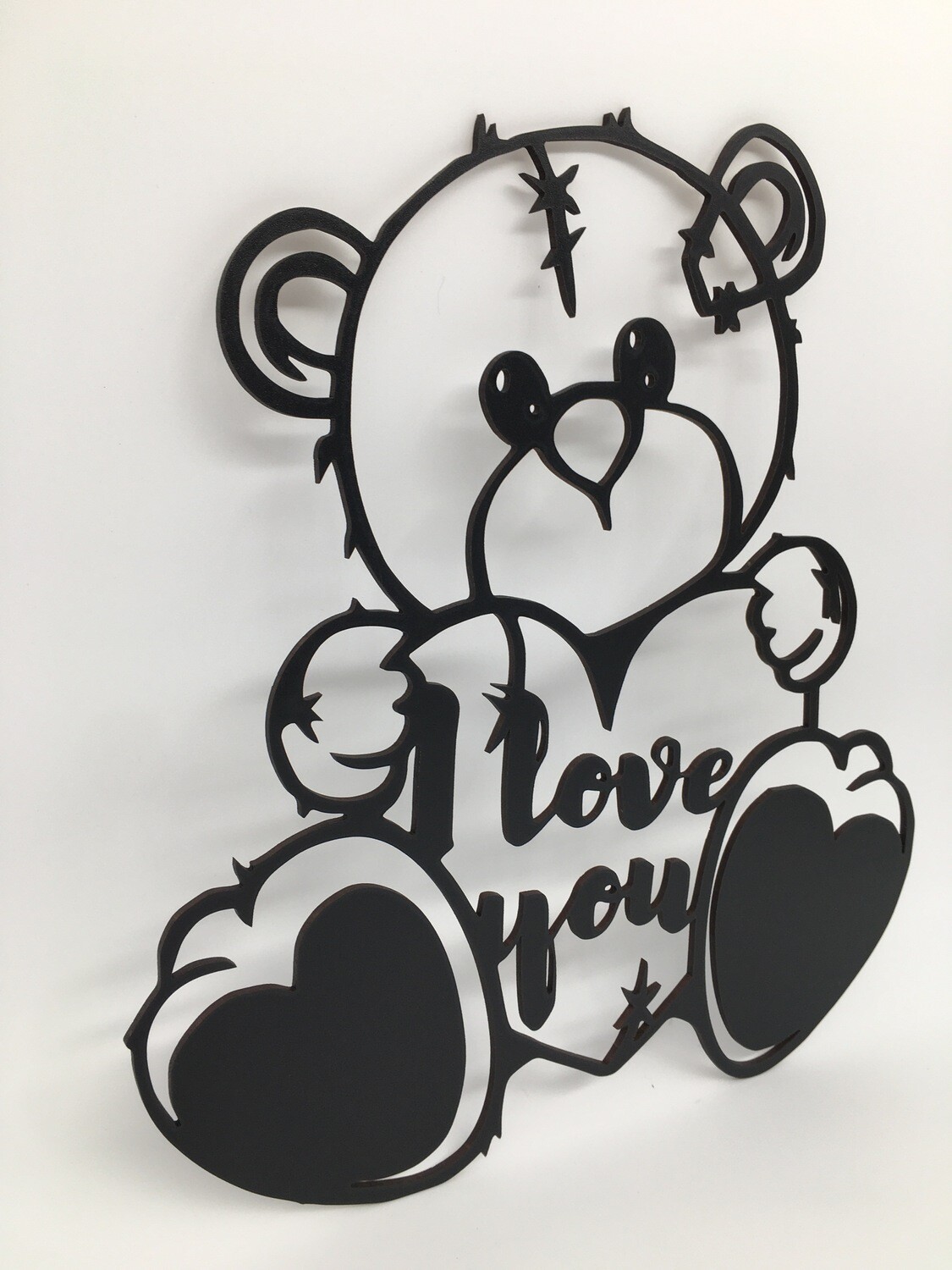 Wanddecoratie Muurdecoratie Teddy Bear I LOVE YOU