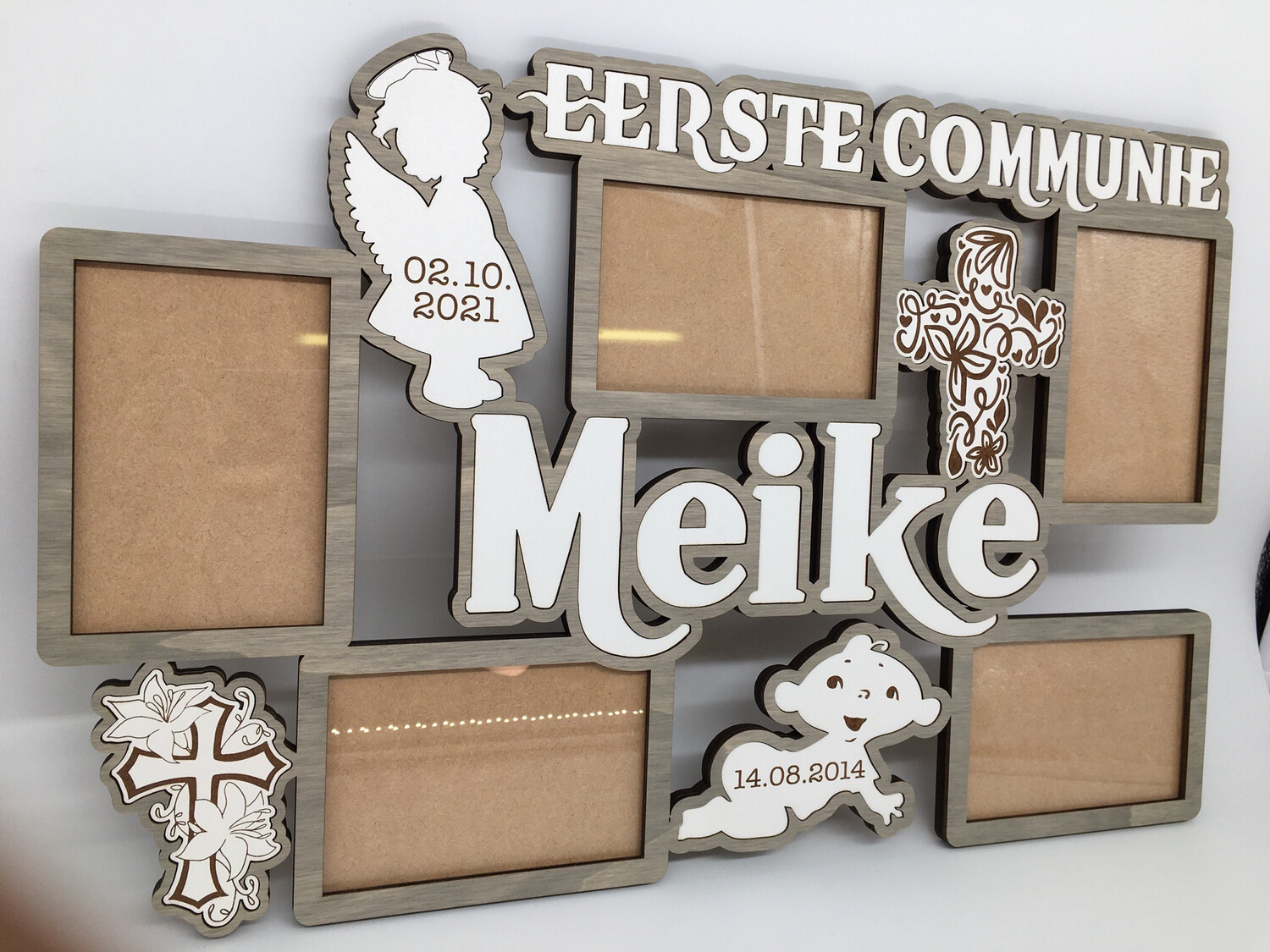 Gepersonaliseerde Eerste Communie Fotokader Geschenk