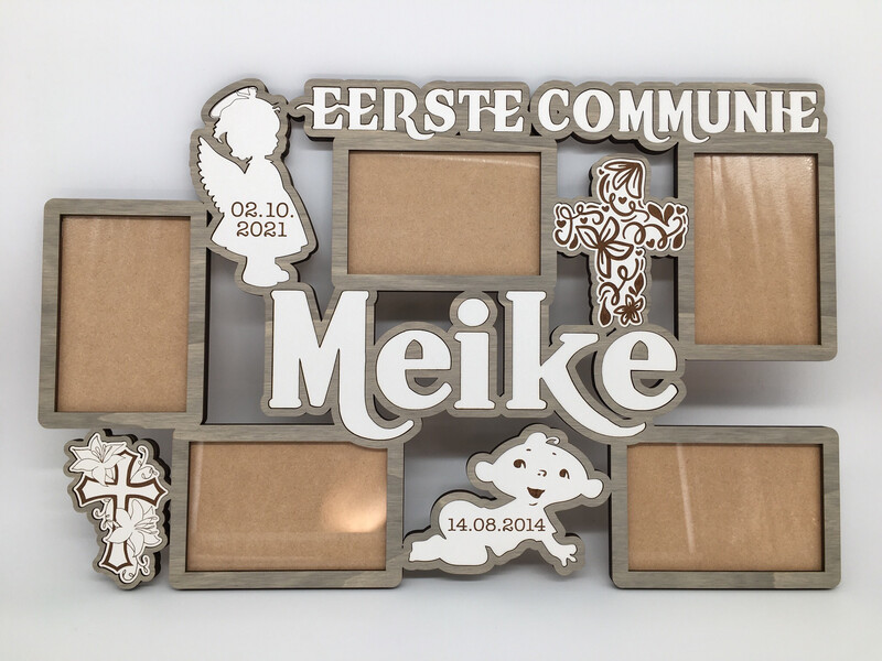Gepersonaliseerde Eerste Communie Fotokader Geschenk