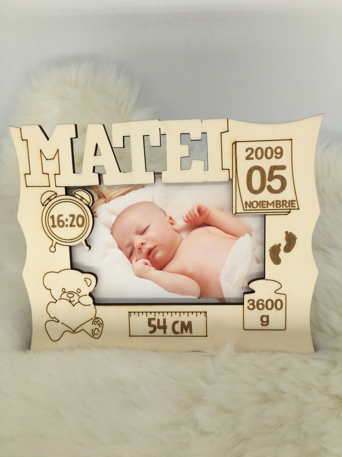 Gepersonaliseerde fotokader Kraamcadeau . 🎁🖼