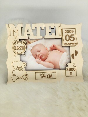 Gepersonaliseerde fotokader Kraamcadeau . 🎁🖼