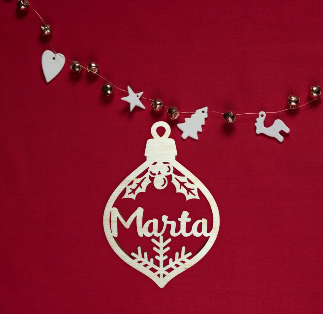Gepersonaliseerde kerstballen met naam 🎄🎄❄️☃️ 🎄 🎄