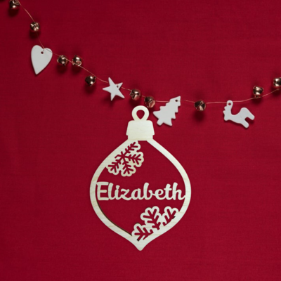 Gepersonaliseerde kerstballen met naam 🎄🎄❄️☃️ 🎄 🎄