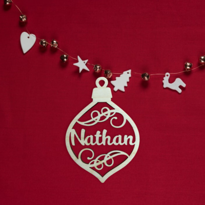 Gepersonaliseerde kerstballen met naam 🎄🎄❄️☃️ 🎄 🎄