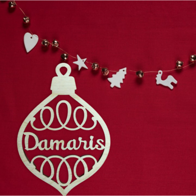 Gepersonaliseerde kerstballen met naam 🎄🎄❄️☃️ 🎄 🎄