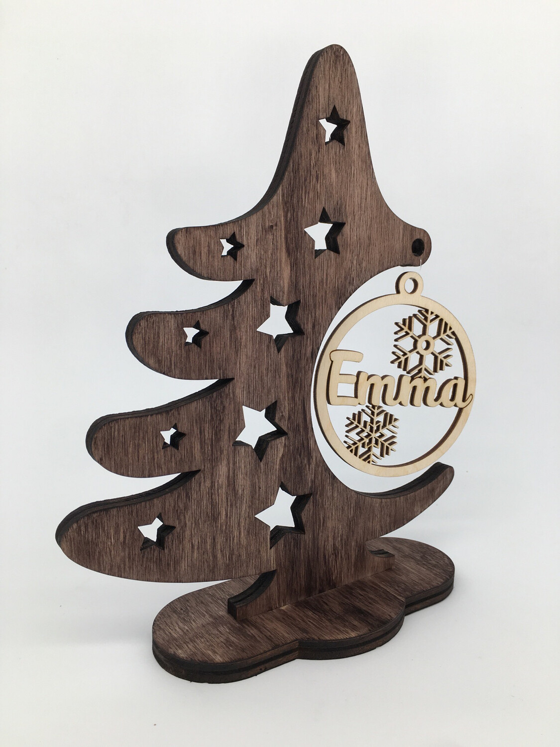 Kerstboom Met Kerstbal En Naam