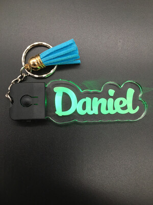LED Sleutelhangers Met Naam.