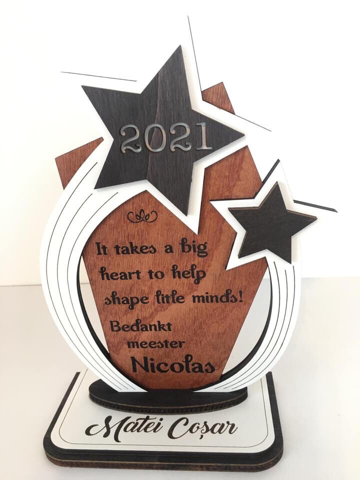 Trofee Juf / Meester Cadeau