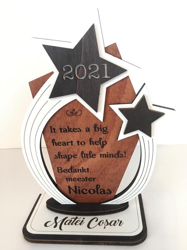 Trofee Juf / Meester Cadeau