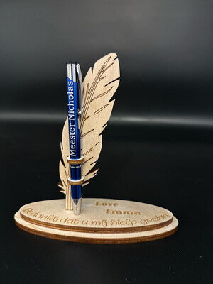 Gepersonaliseerde Penhouder Juf/Meester 