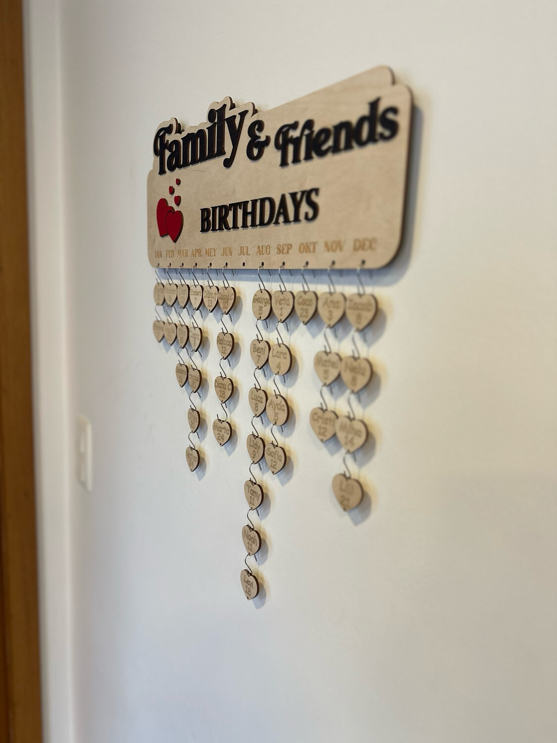 Verjaardag kalender 