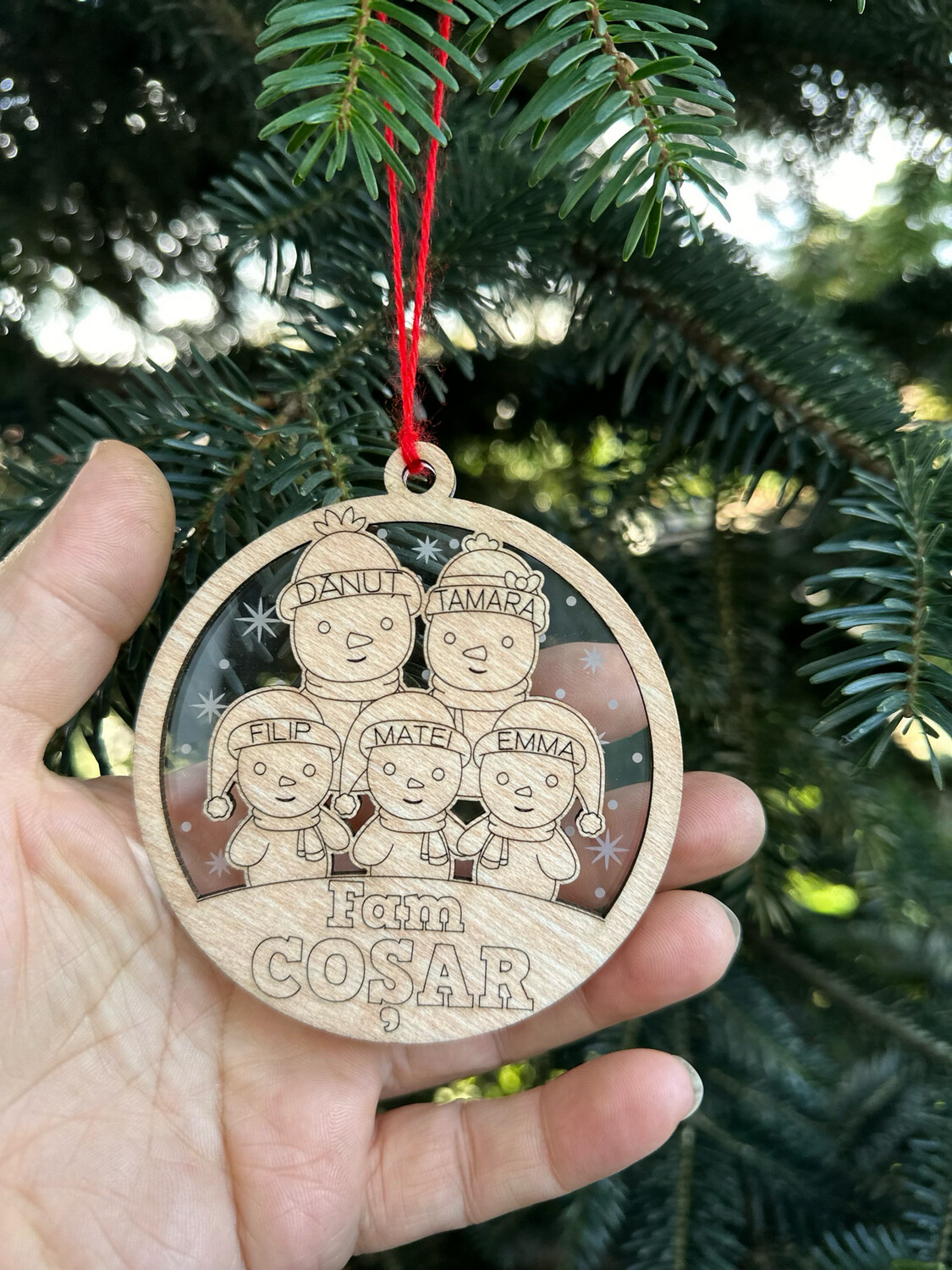 Kerstballen met sneeuwpop