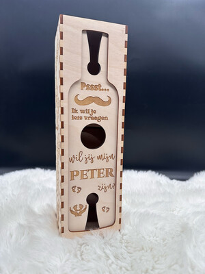 Wijnkist Wil Je Mijn Peter Zijn