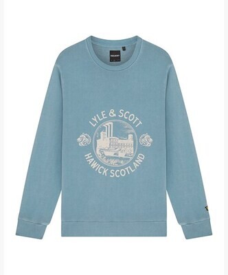 Hawick Print Crew Neck L