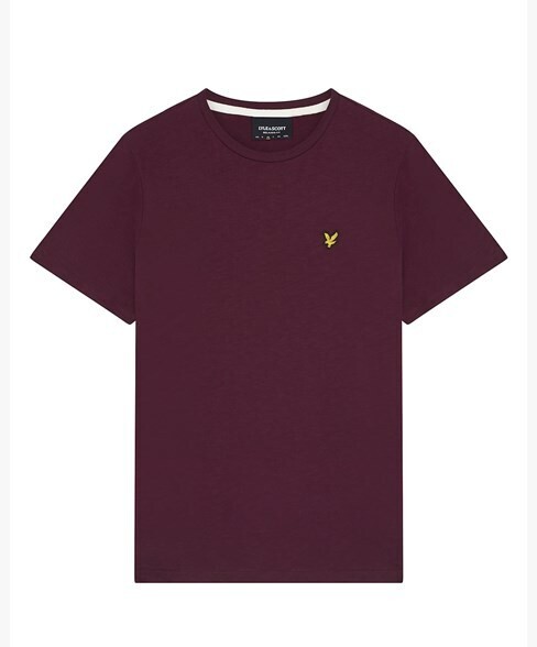 Slub T-shirt Burgundy M