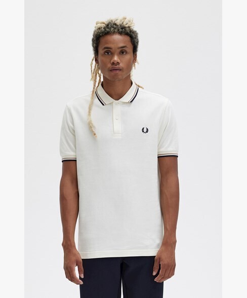 Twin Tippen Fred Perry Polo Wit M
