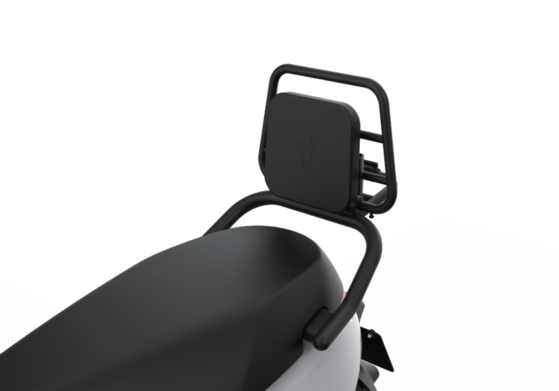 Segway E110S Achterklapdrager zwart met zwart kussen