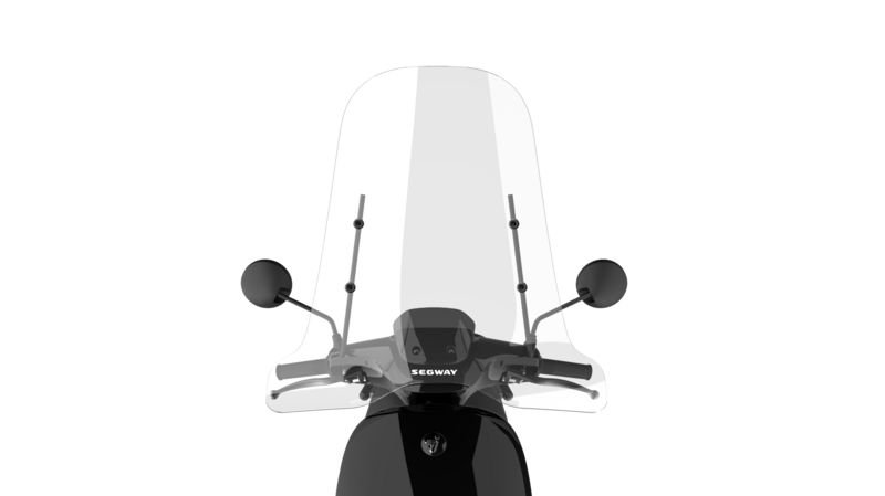 Segway E110S Windscherm inclusief bevestigingsset met zwarte beugel