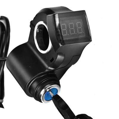 Sleutelcontact met voltmeter