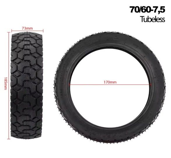 70/60-7.5 Tubeless