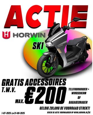 Horwin SK1 Antraciet Mat tot 260km actieradius* Horwin SK1 Antraciet Mat tot 260km actieradius*
