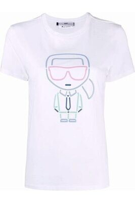 Karl Outline T-shirt White