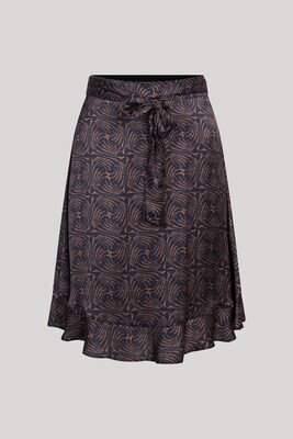 Summum Art Deco Print Skirt