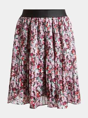 Guess Elisea Skirt Glaced Flowers Lilac