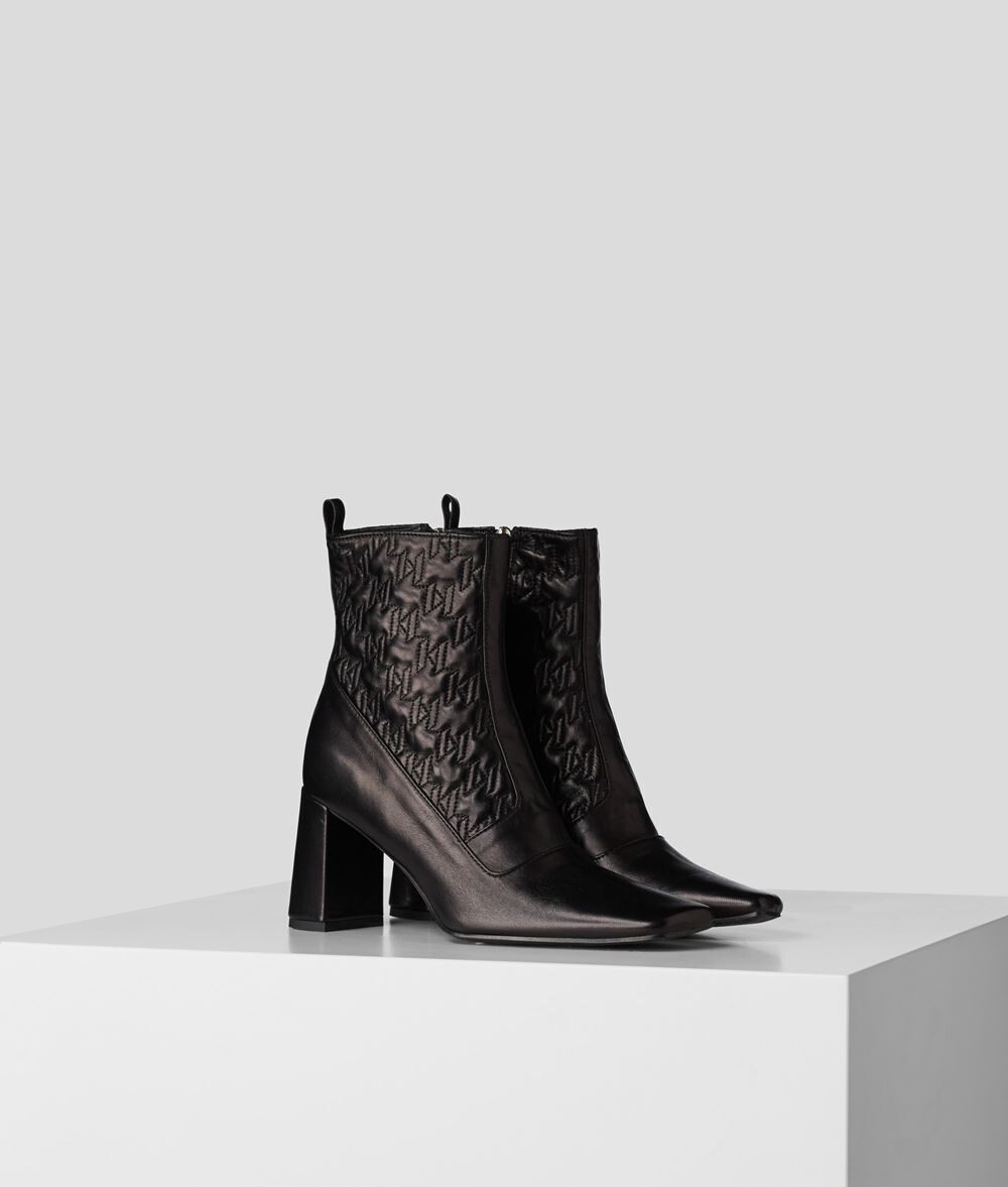 Karl Lagerfeld Metro Embossed Boots
