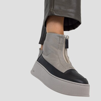Bronx Bumpp-in Boots Grey