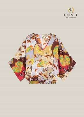 Summum Quinty Kimono Top Paisley