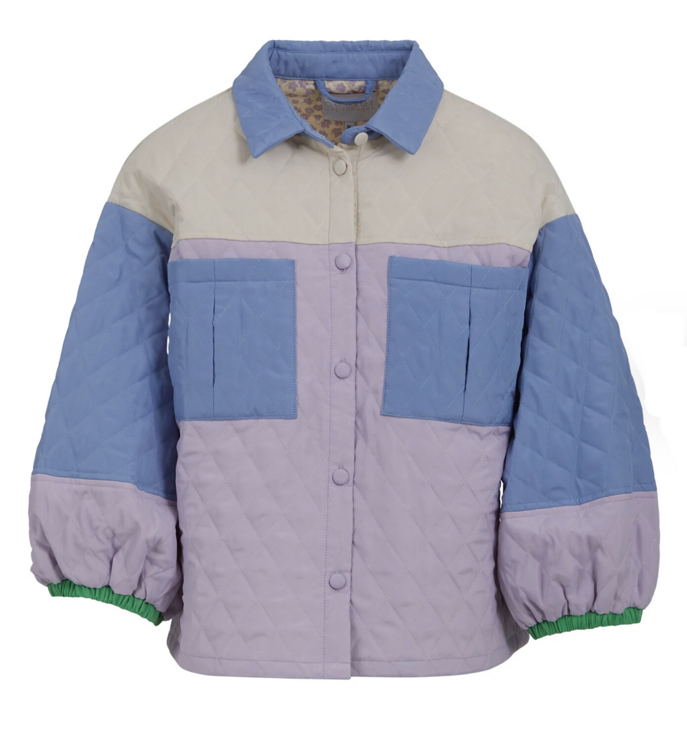 Coster Quilted Jacket Color Block