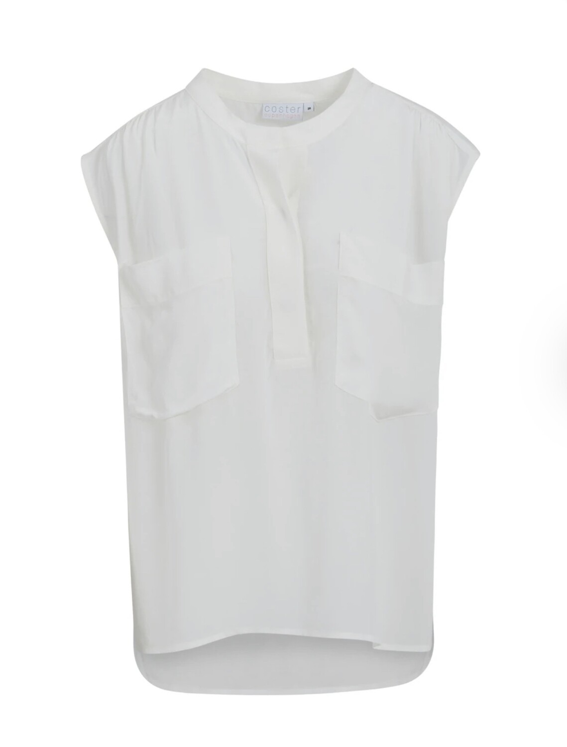 Coster Top With Pockets Cream