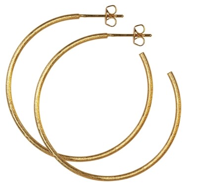 LULU Non Hoops Large Gold