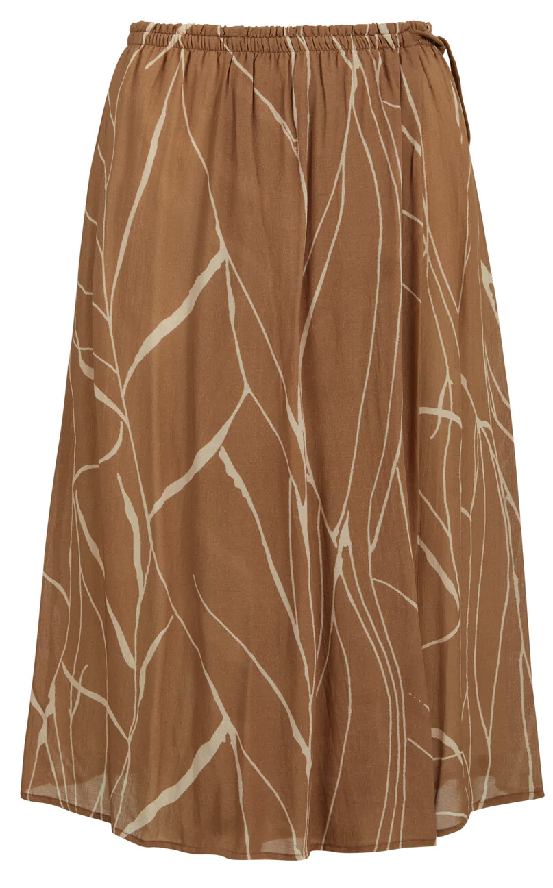 Coster Wrap Skirt Faded Feather