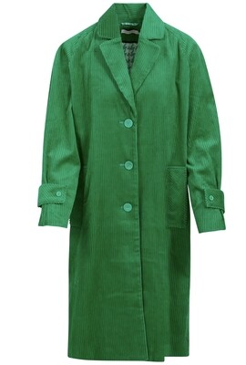 Coster Corduroy Coat High Green