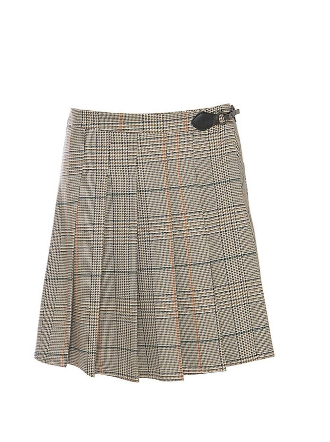 BSB Pleated Skirt Biscuit