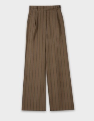 BSB Striped Trousers Chocolate