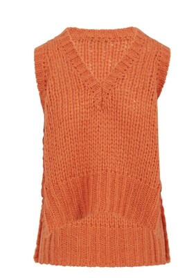 Coster Knit Vest Happy Orange