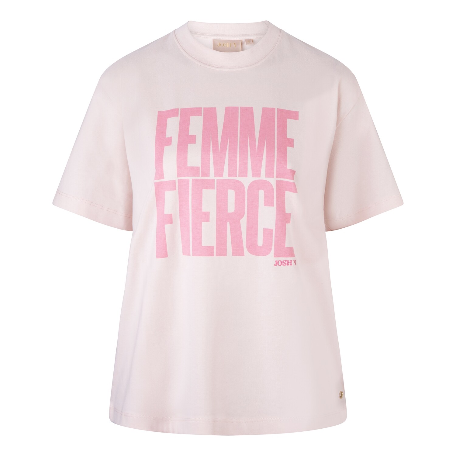 Josh V Teddy Femme T-Shirt Pink