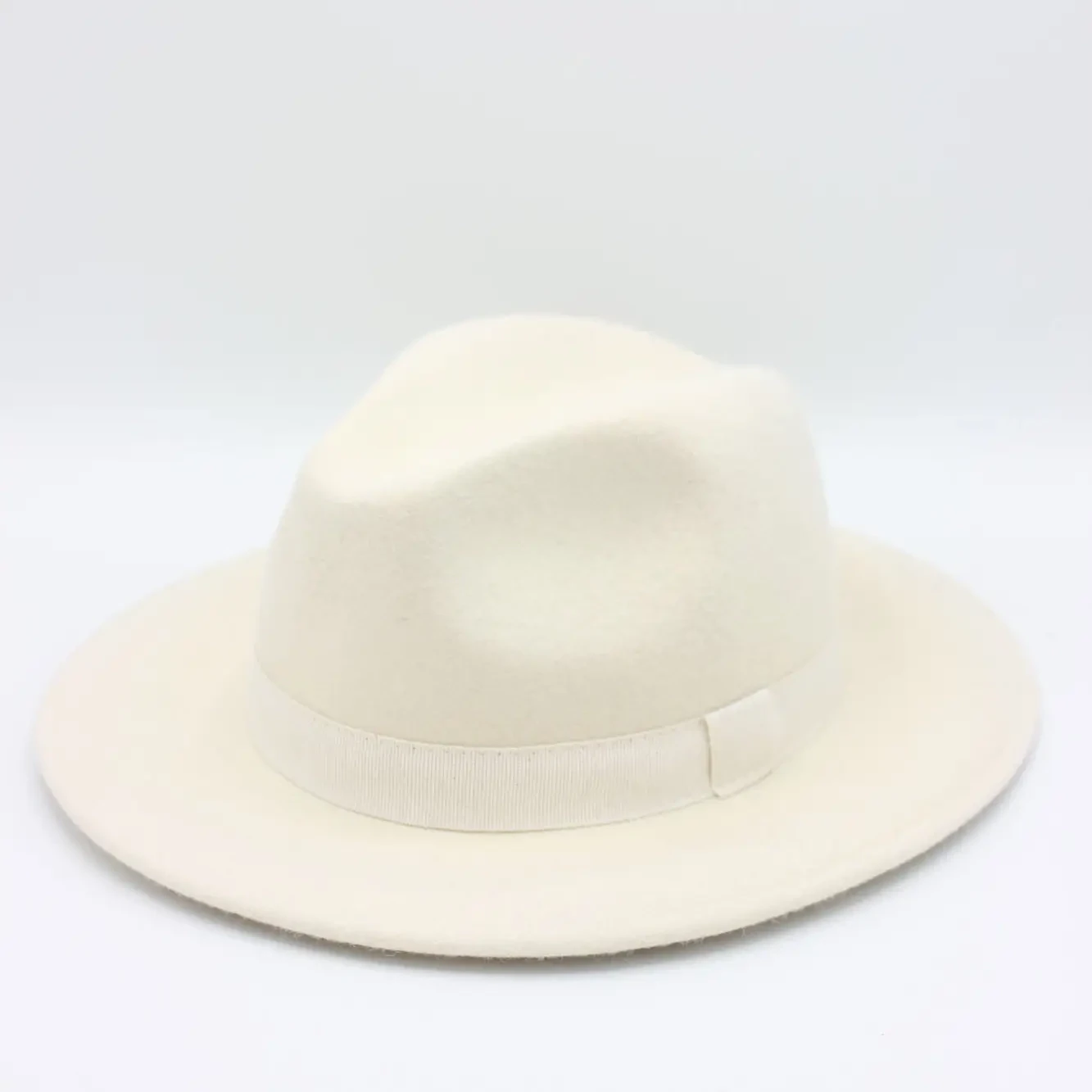 Fedora Hat Wool White