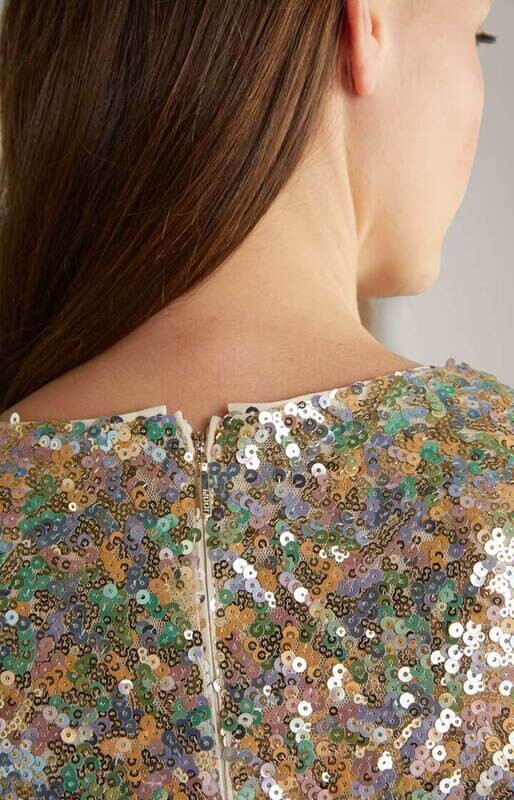 Joop Sequin Dress Gold