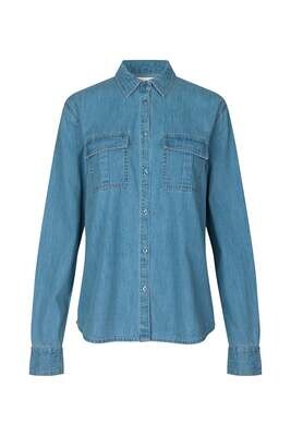 Lollys Laundry Jalna Denim Shirt Blue