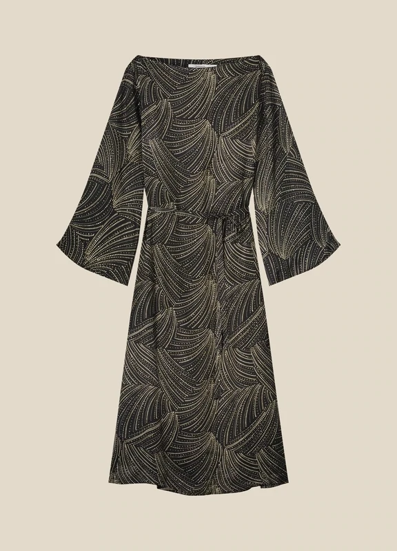 Summum Sequins Dress Black