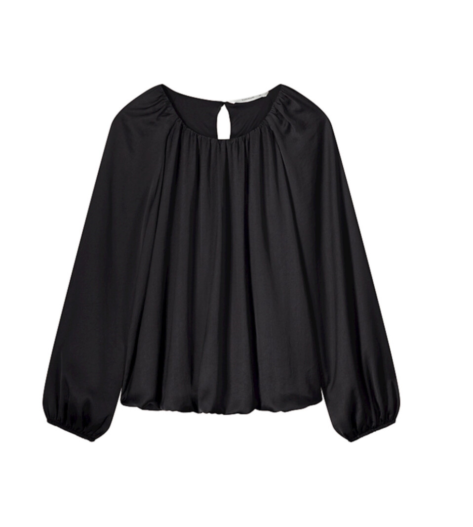 Summum Silky Blouse Black