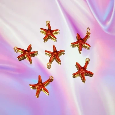 Atelier Jean Orange Crush Starfish Charm