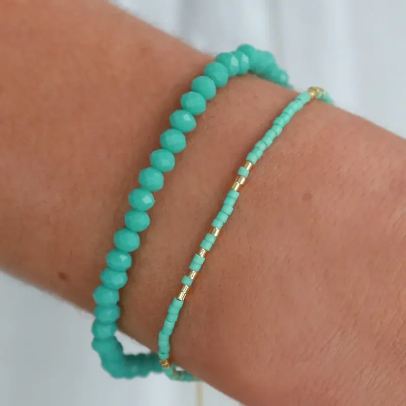 Love Ibiza Facet Bracelet Turquoise